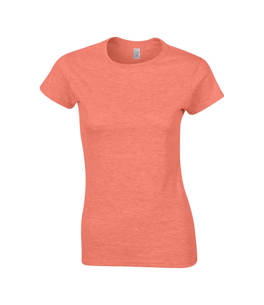 Gildan SoftStyle® Ladies Fitted Ringspun T-Shirt | The Funky Peach