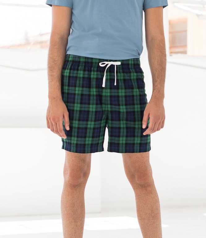 Image 1 of SF Men Tartan Lounge Shorts