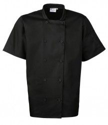 Image 2 of Premier Short Sleeve Chef's Jacket