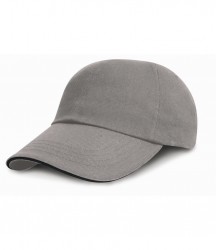 Image 7 of Result Low Profile Heavy Brushed Cotton Cap with Sandwich Peak