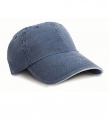 Image 2 of Result Washed Fine Line Cotton Cap