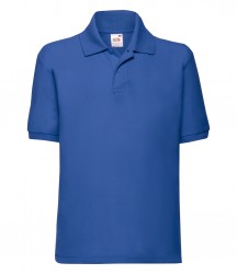 Image 12 of Fruit of the Loom Kids Poly/Cotton Piqué Polo Shirt