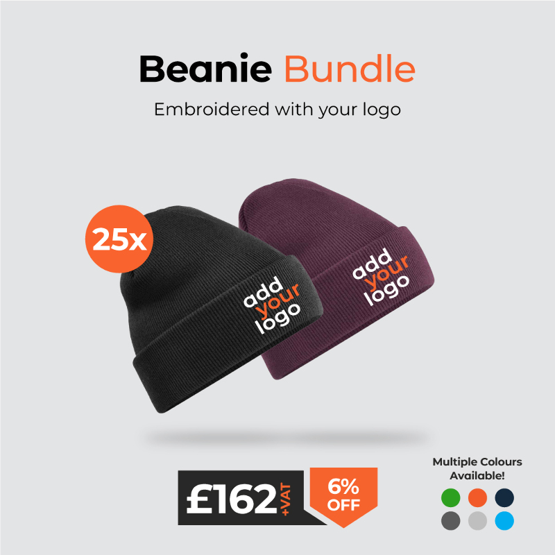 View our Bulk Beanie Bundle, Price-£160.00 exc. VAT