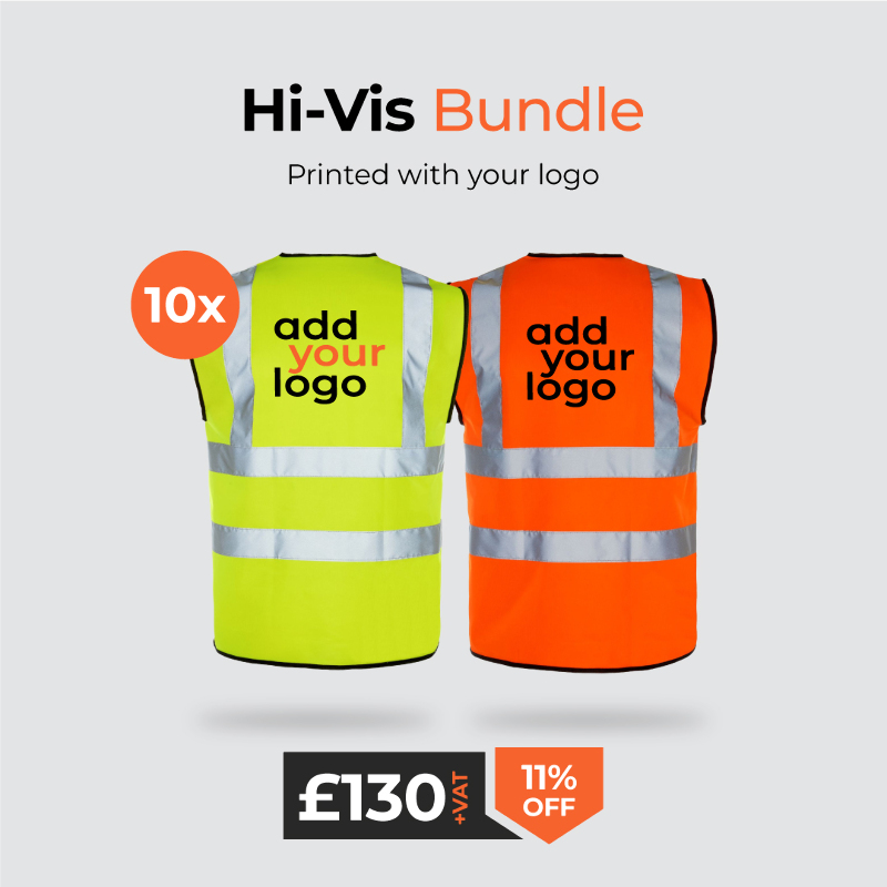 View our Hi-Vis Vest Bundle, Price-£130.00 exc. VAT