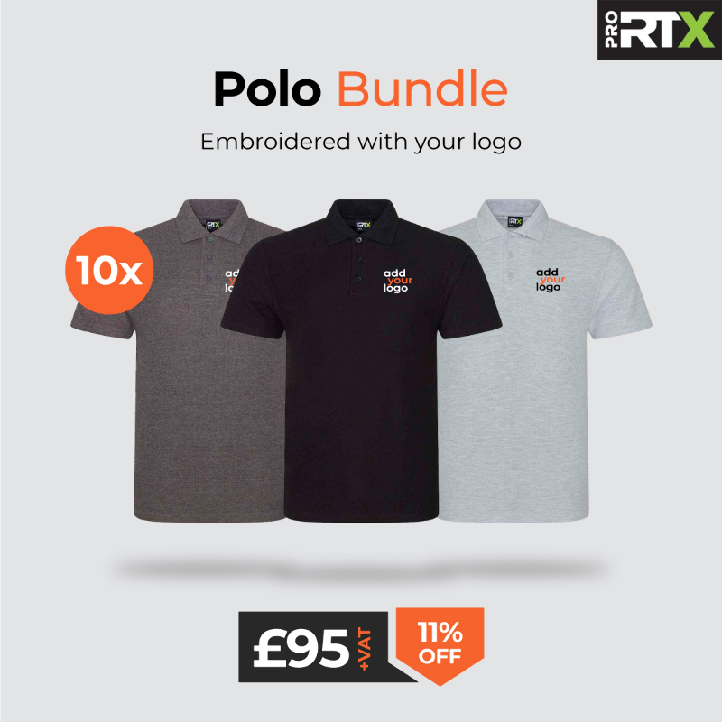 View our Pro RTX Polo Bundle, Price-£95.00 exc. VAT