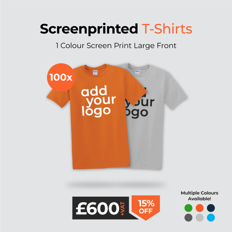 View our Screenprinted T-Shirts, Price-£600.00 exc. VAT