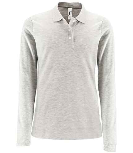 SOL'S Ladies Perfect Long Sleeve Piqué Polo Shirt