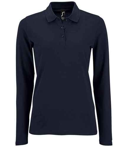 SOL'S Ladies Perfect Long Sleeve Piqué Polo Shirt