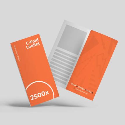 2500 C-Fold Leaflet