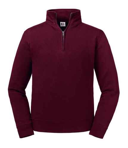 Russell Authentic Zip Neck Sweatshirt