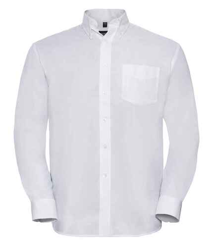 Russell Collection Long Sleeve Easy Care Oxford Shirt