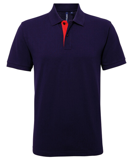 Men's Classic Fit Contrast Polo