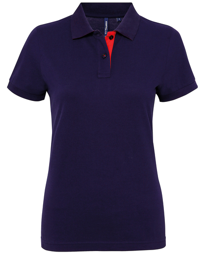 Women's Contrast Polo