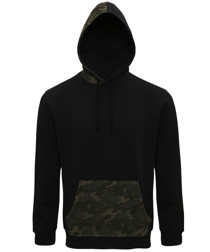 Men's Camo Trimmed Hoodie