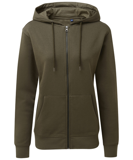 Women's Zip-through Organic Hoodie