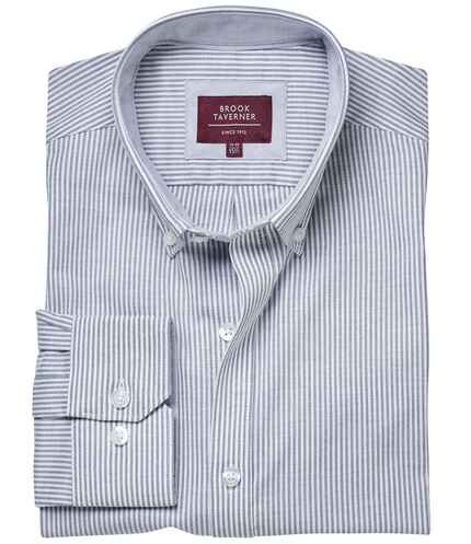 Brook Taverner Lawrence Long Sleeve Stretch Oxford Shirt