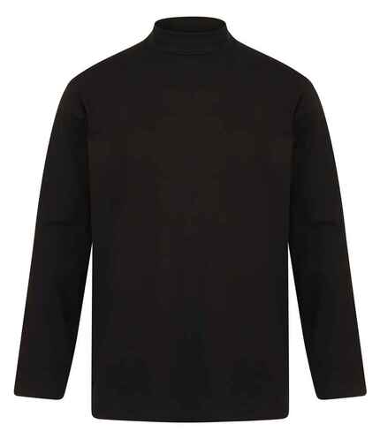 Henbury Long Sleeve Roll Neck Top