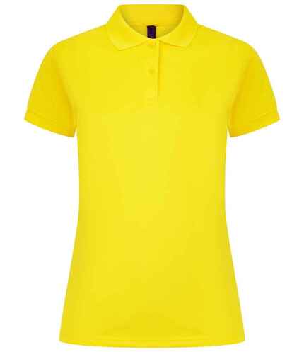 Henbury Ladies Coolplus® Wicking Piqué Polo Shirt