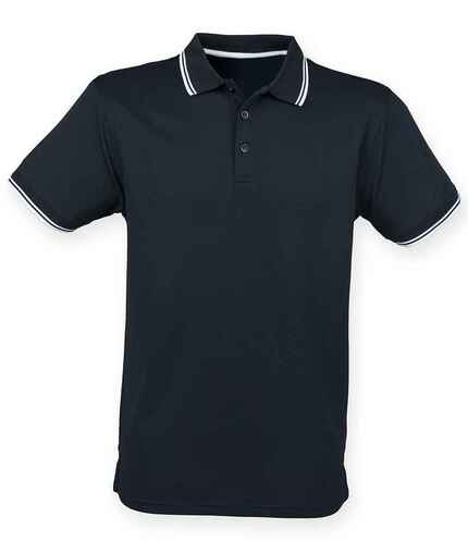 Henbury Coolplus® Tipped Polo Shirt