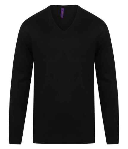 Henbury Acrylic V Neck Sweater