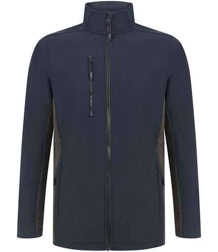 Henbury Unisex Contrast Soft Shell Jacket