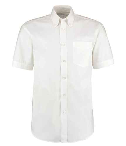 Kustom Kit Premium Short Sleeve Classic Fit Oxford Shirt