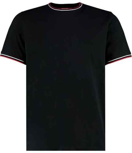 Kustom Kit Fashion Fit Tipped T-Shirt