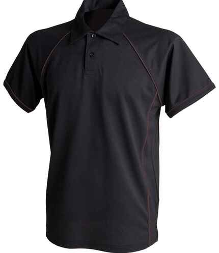 Finden + Hales Performance Piped Polo Shirt