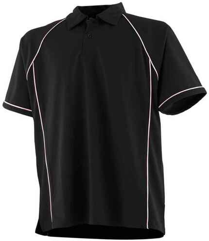 Finden + Hales Performance Piped Polo Shirt