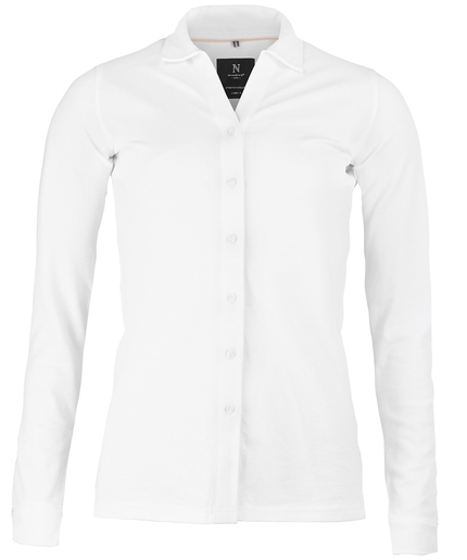 Womens Kingston  Stretch Deluxe Piqu Shirt