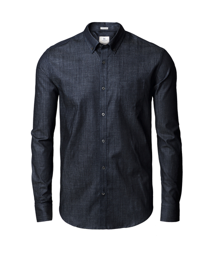 Torrance Modern Fit  Raw And Stylish Denim Shirt