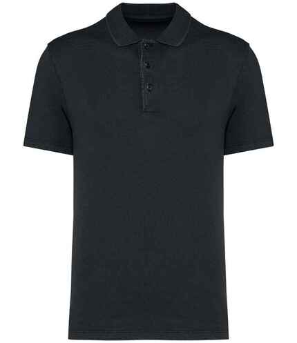 Native Spirit Washed Jersey Polo Shirt