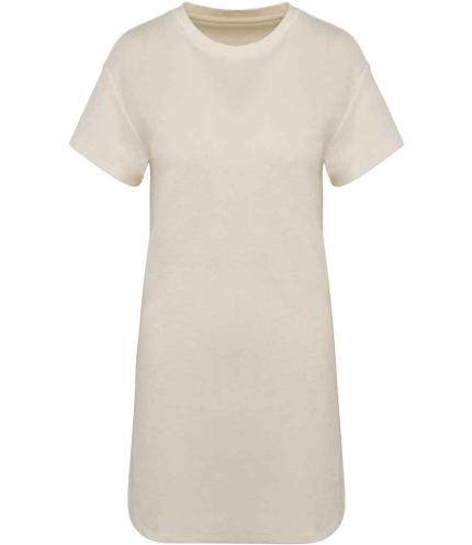 Native Spirit Ladies Terry Towel Dropped Shoulder T-Shirt Dress