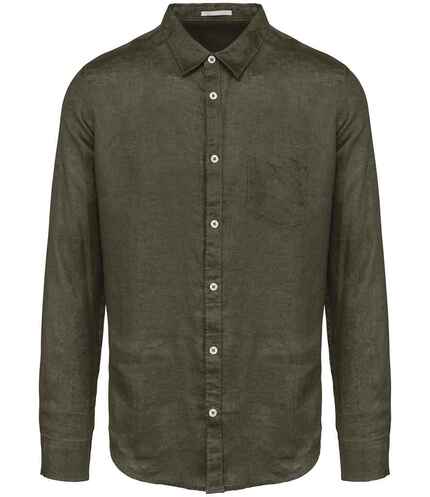 Native Spirit Long Sleeve Linen Shirt