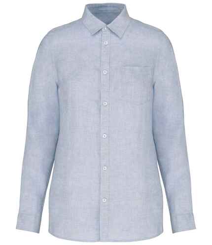 Native Spirit Ladies Long Sleeve Linen Shirt