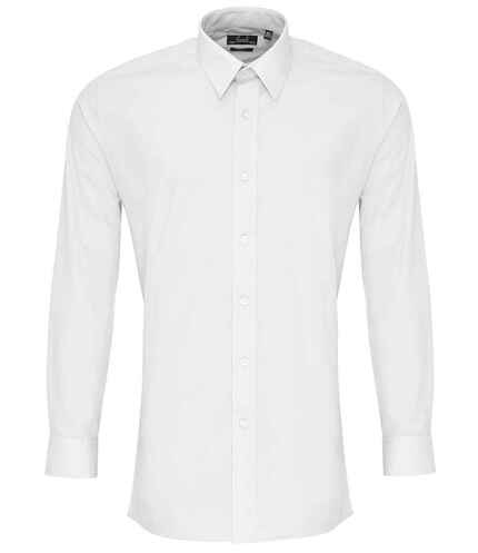 Premier Long Sleeve Fitted Poplin Shirt