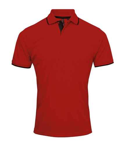 Premier Contrast Coolchecker® Piqué Polo Shirt