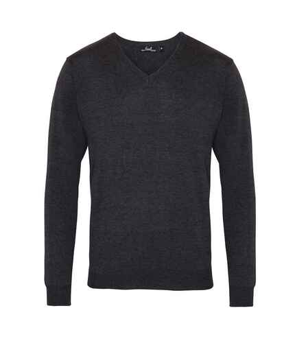 Premier Knitted Cotton Acrylic V Neck Sweater