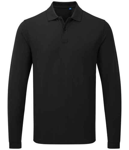 Premier Essential Unisex Long Sleeve Polo Shirt