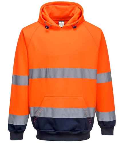 Portwest Hi-Vis Two Tone Hooded Sweatshirt