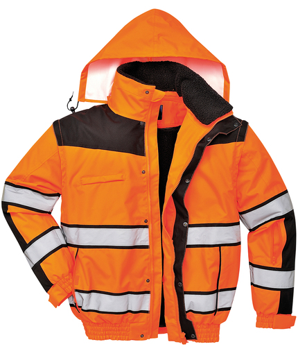 Hi-vis Classic Bomber Jacket (C466)