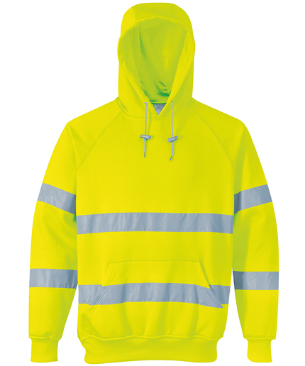 Hi-vis Hooded Sweatshirt (B304)