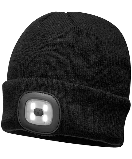 Beanie LED Headlight USB Rechargeable (B029)