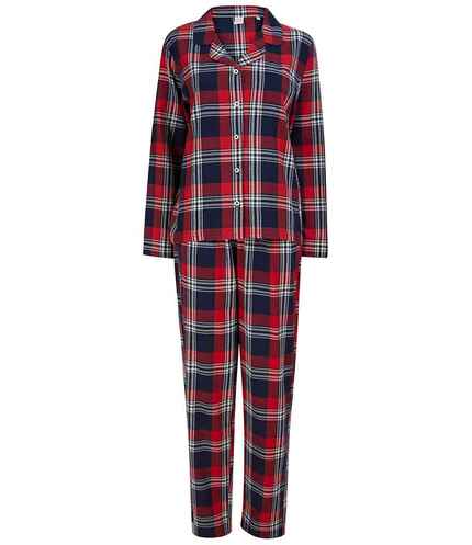 SF Clothing Ladies Tartan Lounge Set