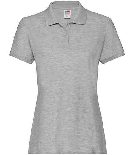 Fruit of the Loom Lady-Fit Premium Cotton Piqué Polo Shirt