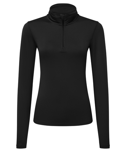 Womens TriDri Recycled Long Sleeve Brushed Back  Zip Top