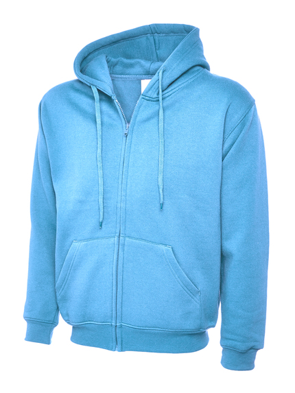 Adults Classic Full Zip Hooded Sweatshirt