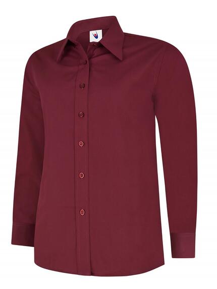 Ladies Poplin Full Sleeve Shirt