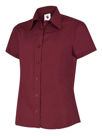 Ladies Poplin Half Sleeve Shirt