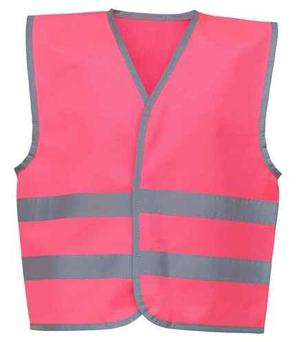 Yoko Kids Hi-Vis Two Band Waistcoat